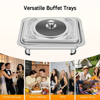 Stainless Steel Buffet Dish Set