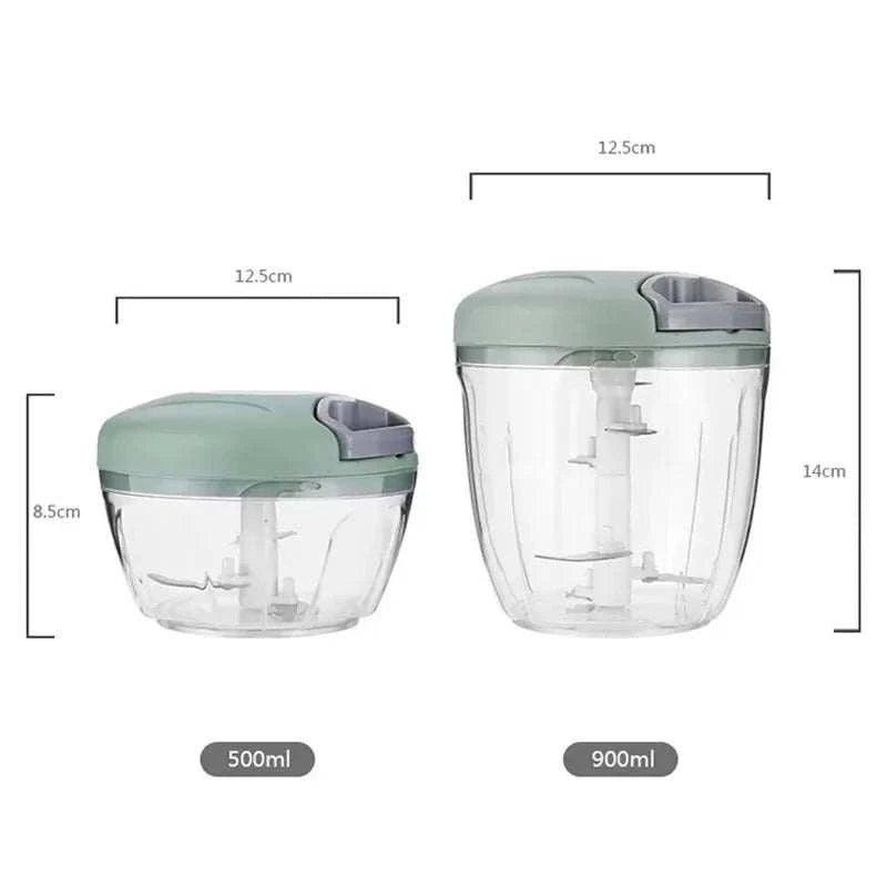 Manual Meat Mincer Rotate Garlic Chopper