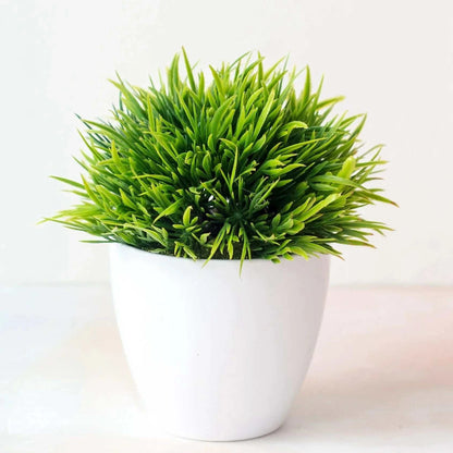 Artificial Plant Bonsai Plastic Small Tree Pot