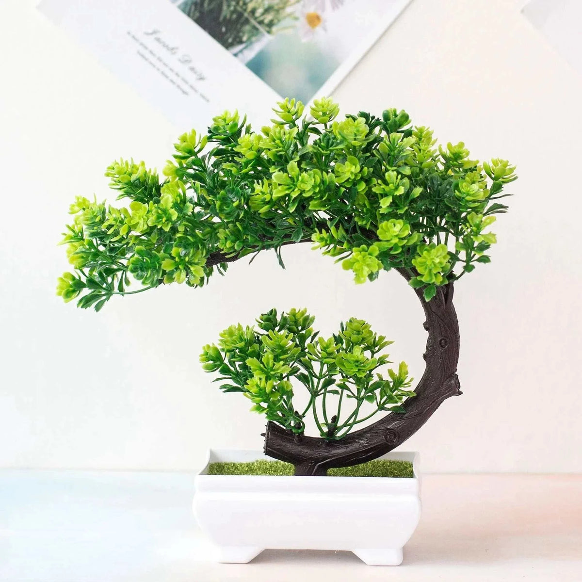 Artificial Plant Bonsai Plastic Small Tree Pot