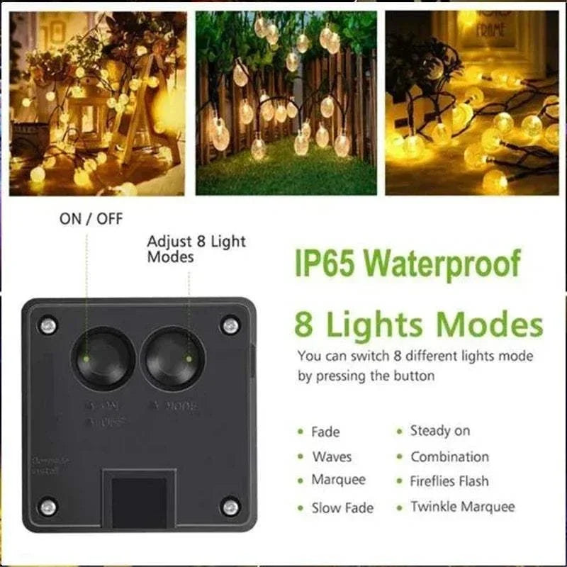 Outdoor Crystal Fairy Waterproof Light