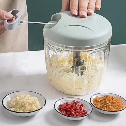 Manual Meat Mincer Rotate Garlic Chopper