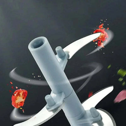 Manual Meat Mincer Rotate Garlic Chopper