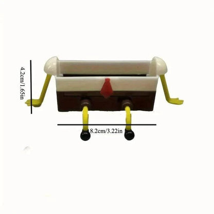 Sink Shelf Drainage kitchen rack in white and brown with hooks and compact rectangular shape measuring 8.2cm by 4.2cm